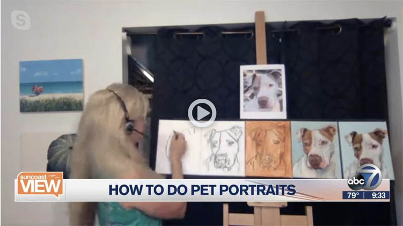 On Suncoast View painting pet portraits