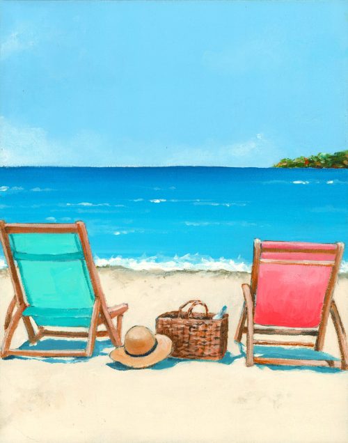 Beach Date Original Painting