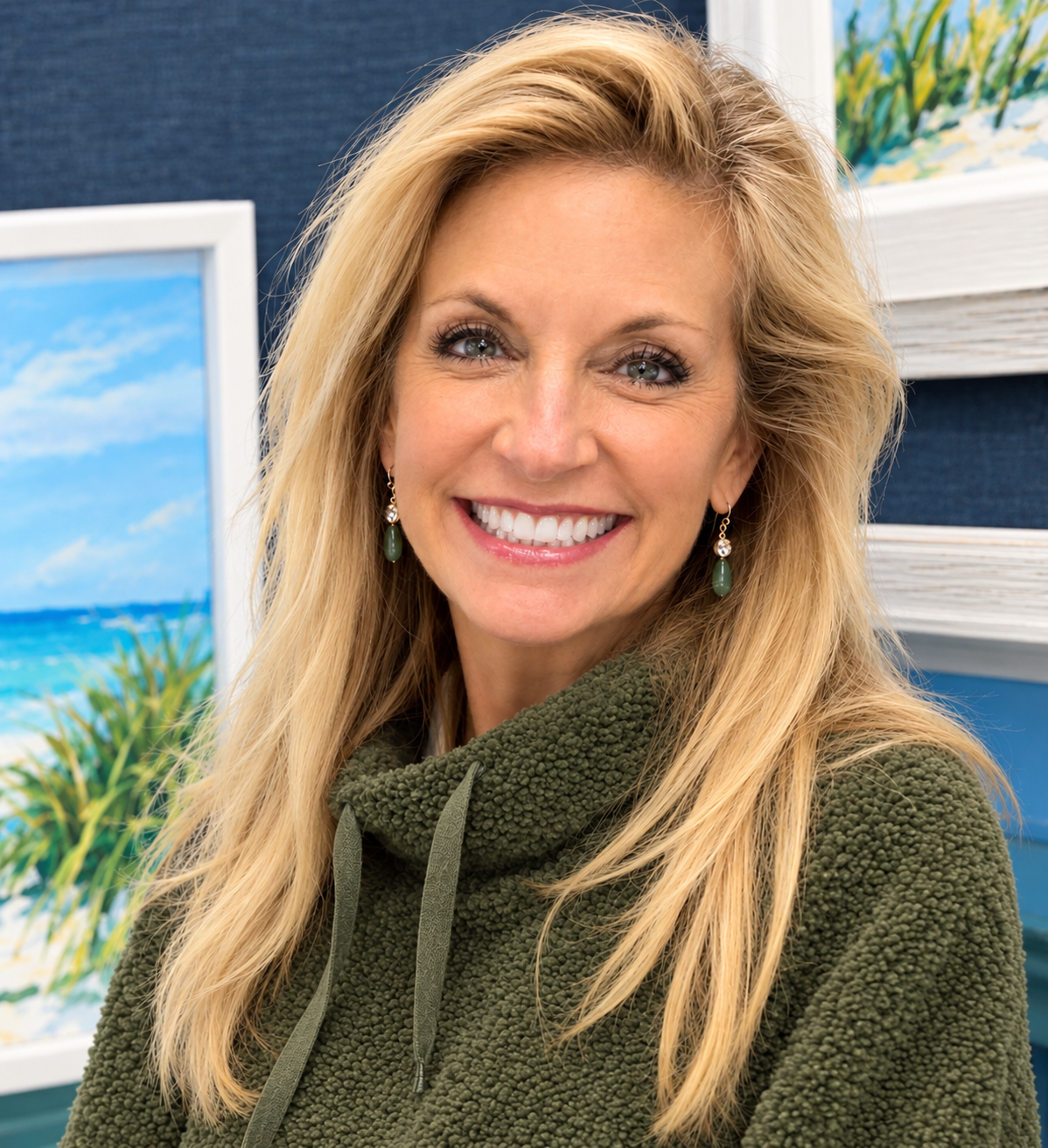 VIC HEADSHOT Meet the Artist Vicki B Cooley at one of her art festivals